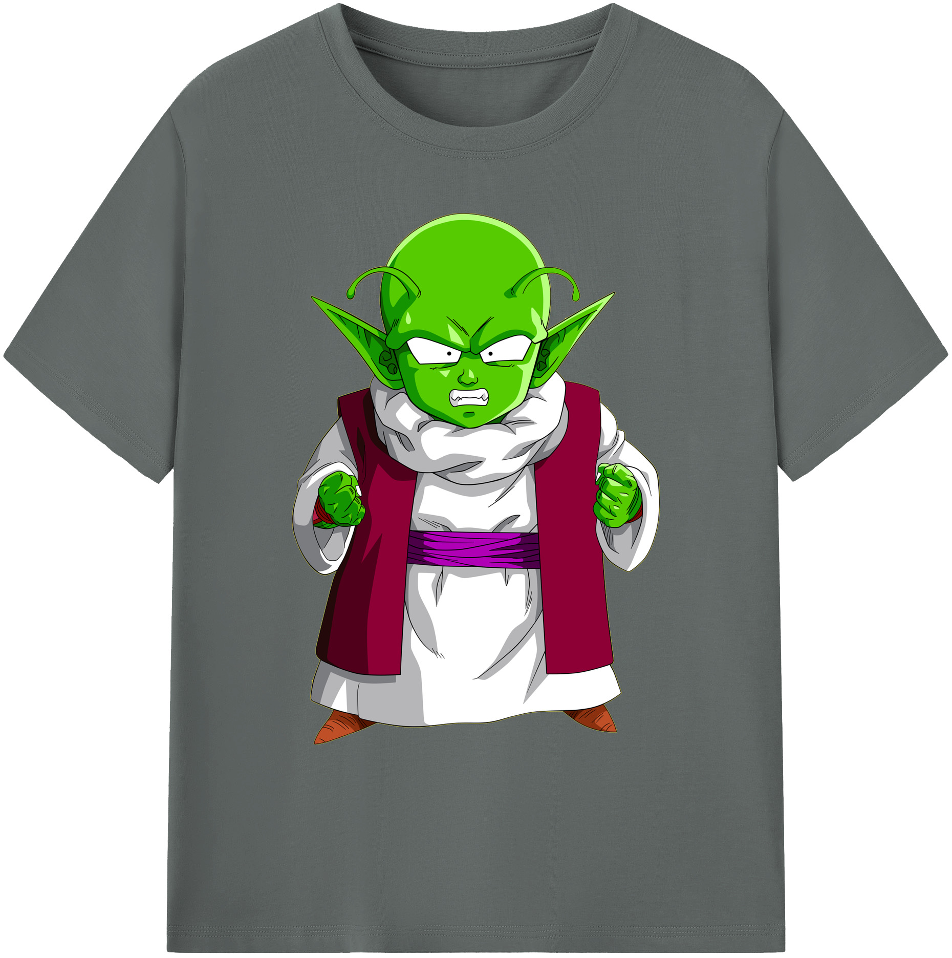 （画像用） ドラゴンボール ピッコロ DRAGON BALL Piccolo 綿100％ メンズ半袖Tシャツ｜肌触りやわらか＆通気性